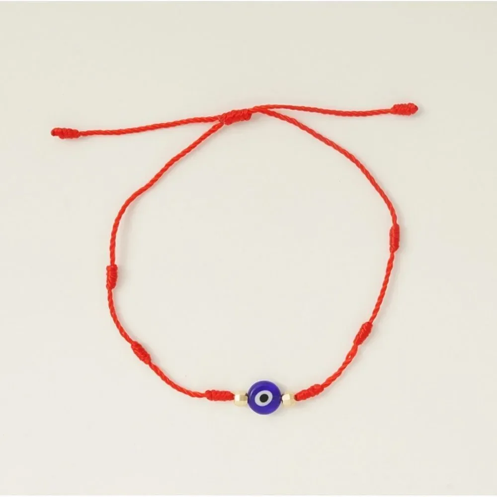 Evil Eye Adjustable Bracelet - Picture 2 of 2